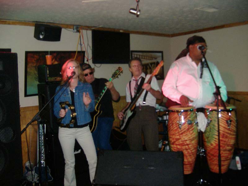 Atlanta GA The Seven Band Performing dance cover at Fat Daddys in Athens GA on Halloween 2008