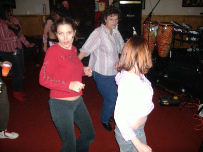 Atlanta GA The Seven Band Performing dance cover at Fat Daddys in Athens GA on Halloween 2008