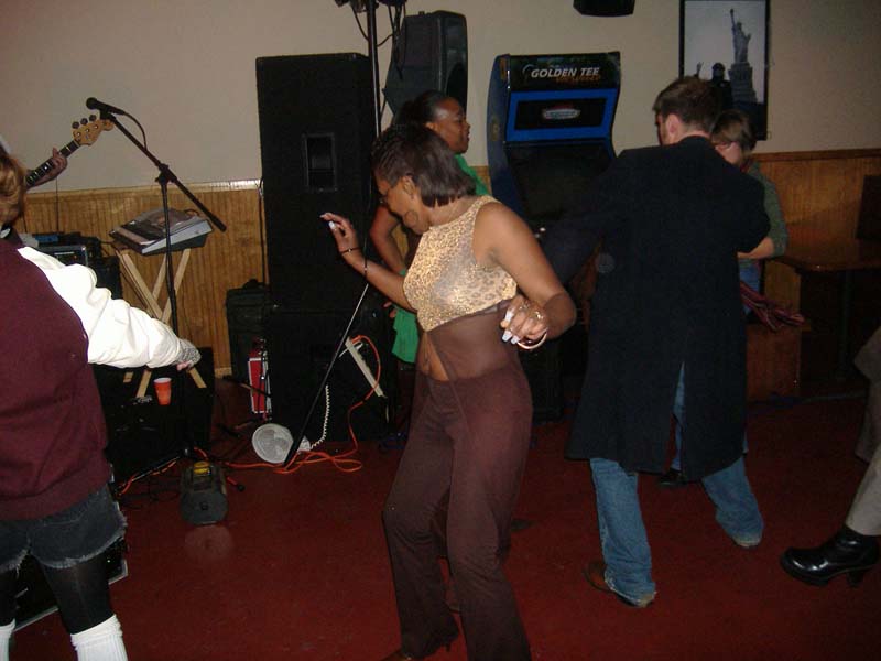 Atlanta GA The Seven Band Performing dance cover at Fat Daddys in Athens GA on Halloween 2008