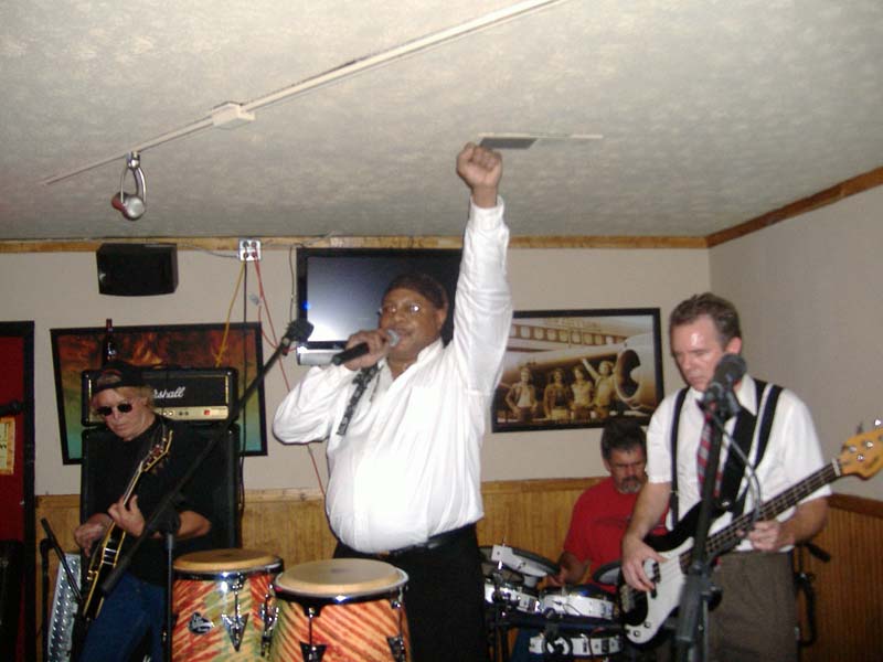 Atlanta GA The Seven Band Performing dance cover at Fat Daddys in Athens GA on Halloween 2008