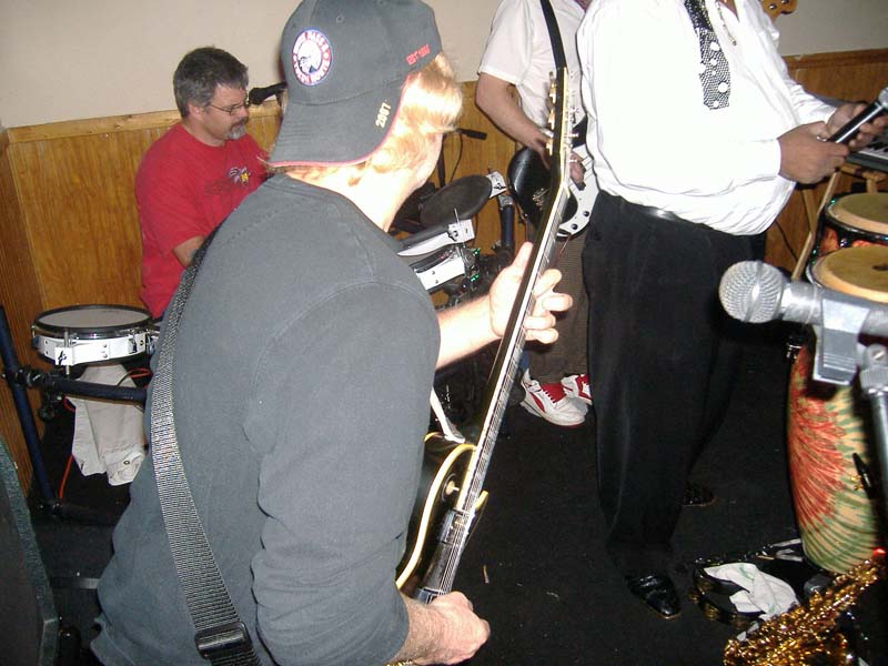 Atlanta GA The Seven Band Performing dance cover at Fat Daddys in Athens GA on Halloween 2008